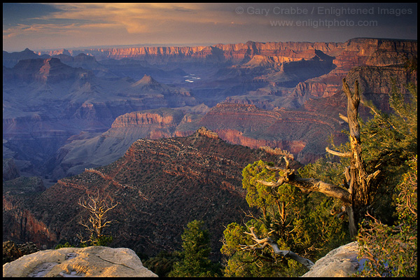 Picture: Stormy sunset Grandview Point Grand Canyon National Park ...