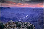Picture: Clouds at dawn over the Colorado River from Desert View, South Rim, Grand Canyon National Park, Arizona