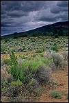 Picture: Storm clouds over sage on the Coconino Plateau, near the Grand Canyon, Arizona