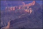Picture: Afternoon light on canyon rock formations, Grand Canyon National Park, Arizona
