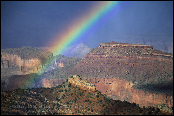 Photo: Rainbow over the Grand Canyon, Grand Canyon National Park, Arizona