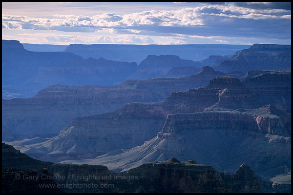 Photo: Scenic view looking across the Grand Canyon from Mather Point, South Rim, Grand Canyon National Park, Arizona