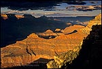 Photo: Sunset light and clouds over the Grand Canyon from Yavapai Point, South Rim, Grand Canyon National Park, Arizona