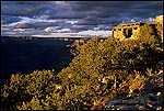 Picture: Sunset light on the Yavapai Point Observation Station, Grand Canyon National Park, Arizona