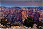 Picture: Red Canyon Walls in evening light from Point Sublime, North Rim, Grand Canyon National Park, Arizona