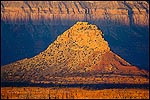 Picture: Morning light on rock formation near Point Sublime, North Rim, Grand Canyon National Park, Arizona