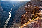 Photo: Colorado River as seen from the Toroweap Overlook, near Tuweep, North Rim, Grand Canyon National Park, Arizona