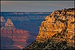 Picture: Sunset light on Yavapai Point, South Rim, Grand Canyon National Park, Arizona
