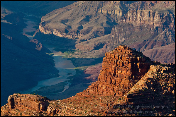 Photo: Colorado River as seen from Lipan Point, South Rim, Grand Canyon National Park, Arizona