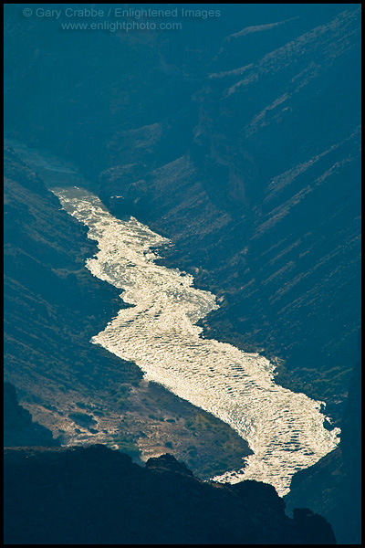 Photo: The Colorado River as seen from Lipan Point, South Rim, Grand Canyon National Park, Arizona