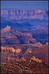 Picture: Evening light over the Colorado River from Grandview Point, South Rim, Grand Canyon National Park, Arizona