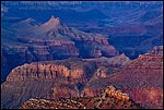Picture: Evening light over the Grand Canyon, Grand Canyon National Park, Arizona