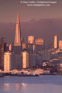 Morning light on the Embarcadero, San Francisco, California