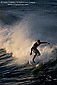 Surfer riding the surf waves in the Pacific Ocean, Oceanside, San Diego County, California