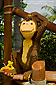 Monkey model at LegoLand, Carlsbad, San Diego County, California