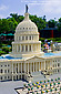 Model of the US Capitol Building at LegoLand, Carlsbad, San Diego County, California