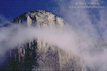 Order and Chaos converge near the summit of El Capitan after a spring storm, Yosemite Valley, Yosemite National Park, California