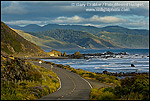 Picture: The Mattole Road along the ocean at the Lost Coast near Cape Mendocino, Humboldt County, California