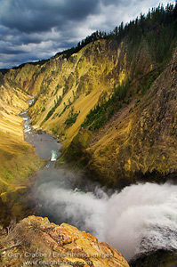 Lower Yellowstone Falls, and the Grand Canyon of the Yellowstone River, Yellowstone National Park, Wyoming