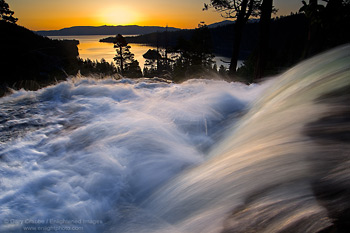 Sunrise over Emerald Bay and Eagle Falls, Lake Tahoe, California