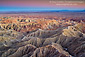 Evening light over the Borrego Badlands, Anza Borrego State Park, California