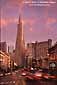 Evening light over downtown San Francisco, California