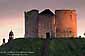 Morning light on Clifford's Tower, York, England