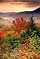 Autumn sunrise at Kancamagus Pass, White Mountains, New Hampshire