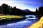 Side canal of the Snake River, Grand Teton National Park, Wyoming