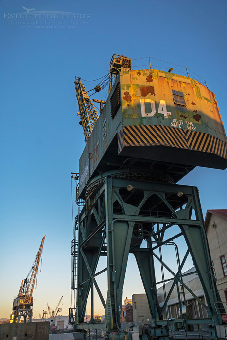 Image: D4 Industrial Crane, Mare Island Naval Shipyard National Historic Landmark, Vallejo, California