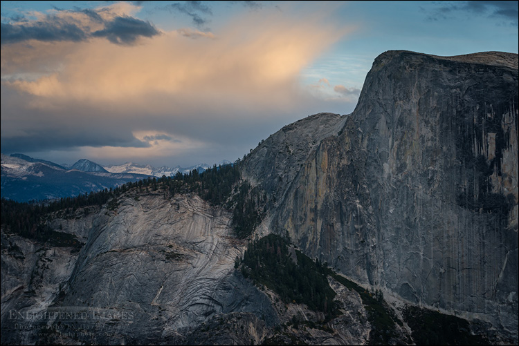 Image: Half Dome, as seen from North Dome, Yosemite National Park, California