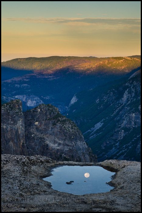 Photo: Moon reflection at Taft Point, Yosemite National Park, California - ID# GPR-2005