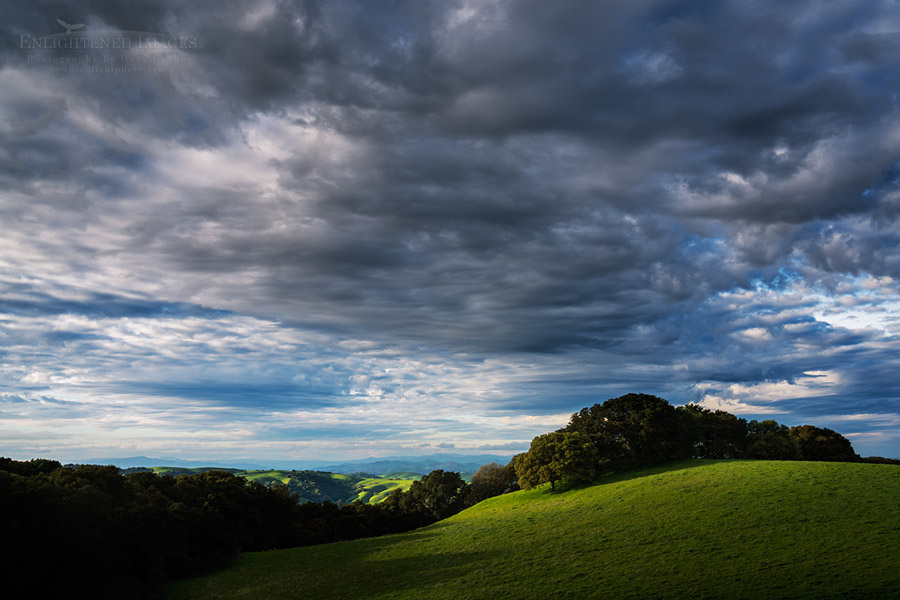 Photo: Clouds over the Briones Crest, Briones Regional Park, Contra Costa County, California