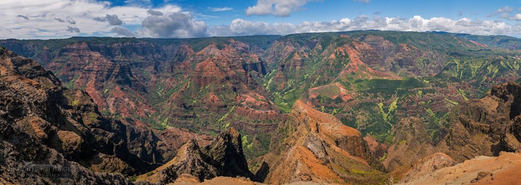 Photo: Panorama of Waimea Canyon, Waimea Canyon State Park, Kauai, Hawaii