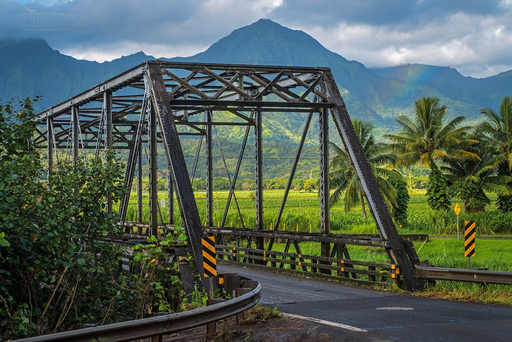 Photo: One-lane Hanalei Bridge, Hanalei Valley, Kauai