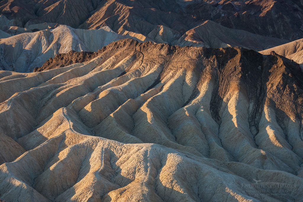 Photo: Eroded hills at Zabriskie Point, Death Valley National Park, California