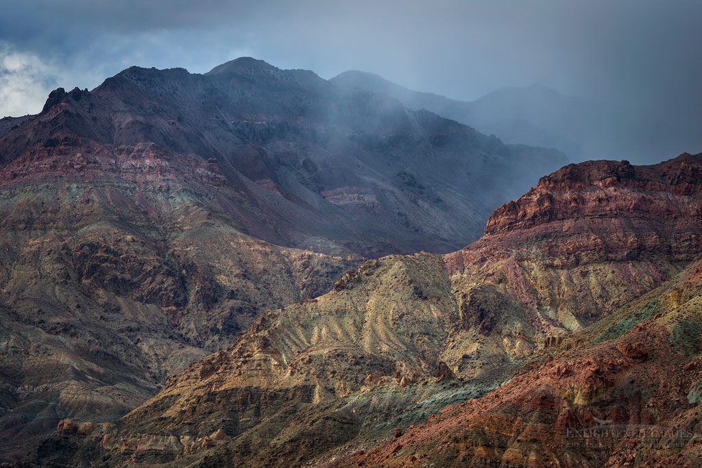 Photo: Storm clouds over Titus Canyon, Death Valley National Park, California