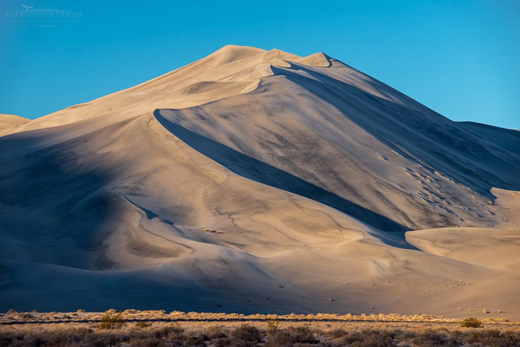 Photo: 600'-tall Eureka Sand Dune, Eureka Dunes, Death Valley National Park, California
