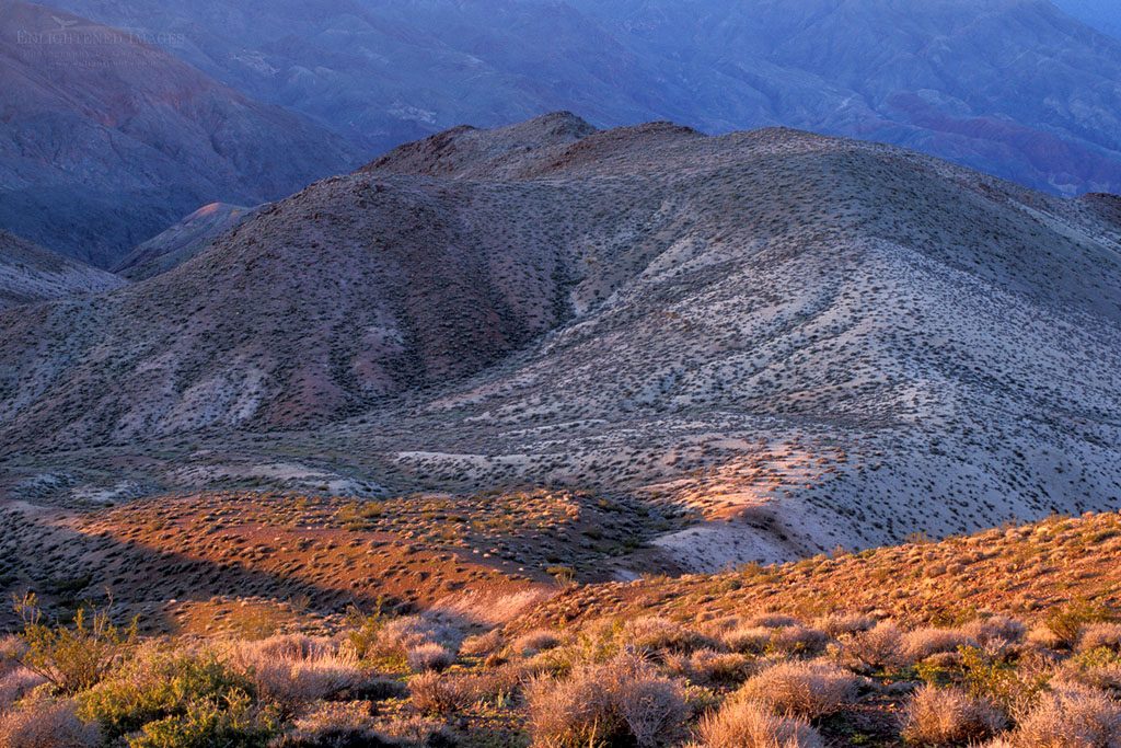 Photo: Morning lighrt on the Black Mountains from Dantes View, Death Valley National Park, California