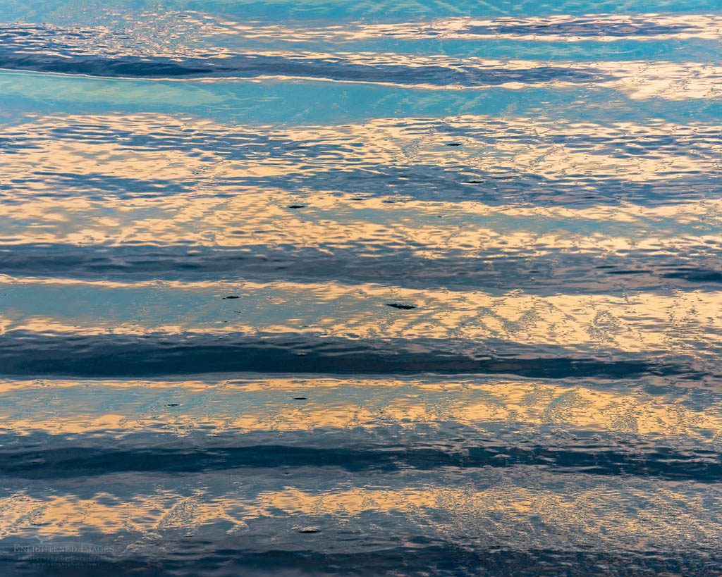 Photo: Reflection on wet sand at Drakes Beach, Point Reyes National Seashore, Marin County, California