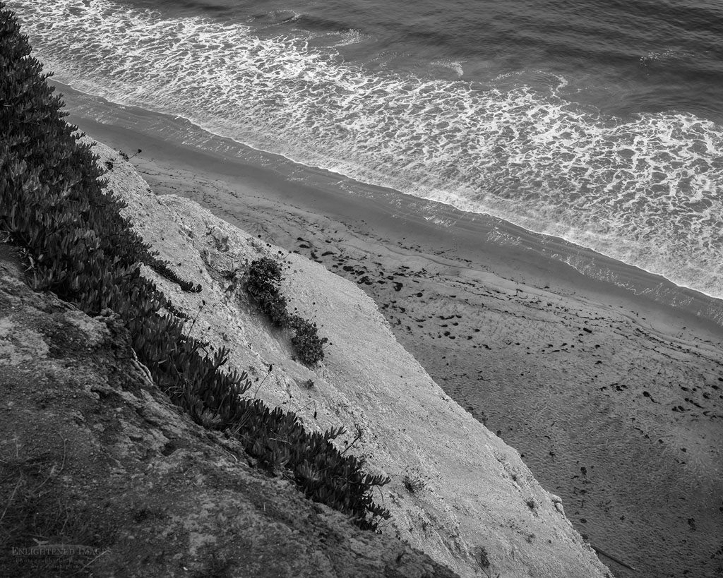 Photo: Looking down from cliff at Drakes Beach, Point Reyes National Seashore, Marin County, California