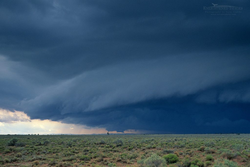 Photo: Thunderstorm (cumulonimbus) wall cloud over the Coconino Plateau,  near the Grand Canyon, Arizona