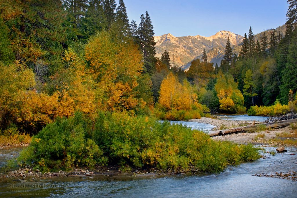 Photo: Fall foliage along the South Fork of the Kings River, Kings Canyon National Park, California