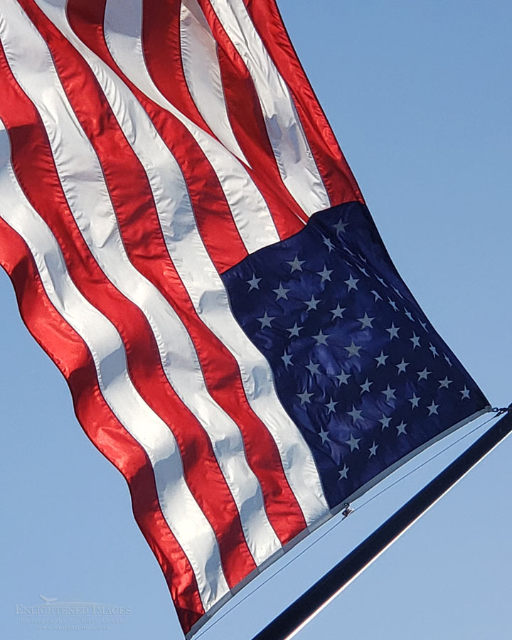 Photo Picture of American Flag on the Ventura Pier, Ventura, California