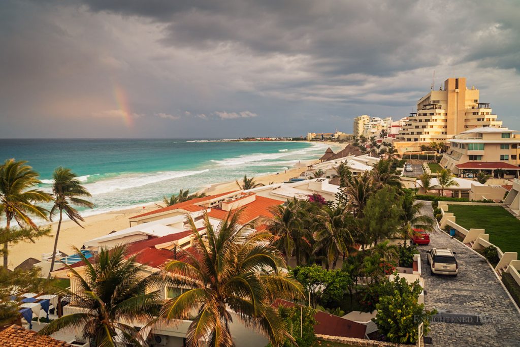 Photo: Resort hotels in Cancun, Yucatan Peninsula, Quintana Roo, Mexico