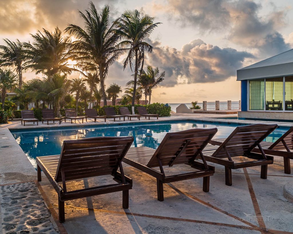 Photo: Swimming pool at the Solymar Resort, Cancun, Yucatan Peninsula, Quintana Roo, Mexico