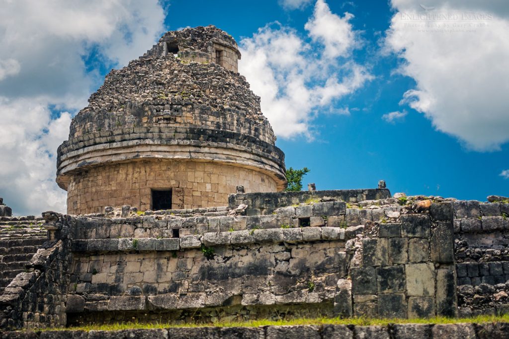 Photo: El Caracol, ancient Mayan observatory c.906 AD; Maya Ruins at Chichen-Itza, Yucatan Mexico