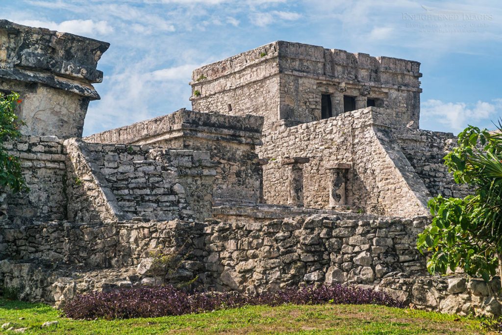 Photo: Mayan Ruins at Tulum Archaeological Zone, Tulum, Maya Riviera, Yucatan Peninsula, Quintana Roo, Mexico