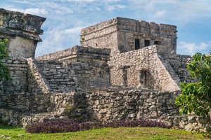 Photo picture of Mayan Ruins at Tulum Archaeological Zone, Tulum, Maya Riviera, Yucatan Peninsula, Quintana Roo, Mexico