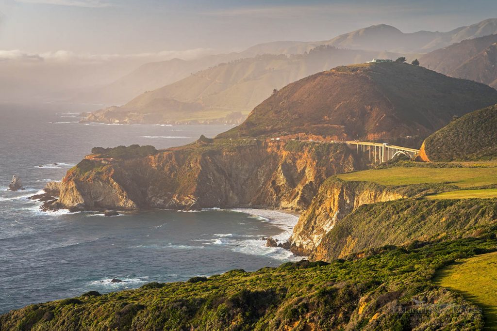 Photo picture of View of the Bixby Creek Bridge on the Big Sur coast, Monterey County, California